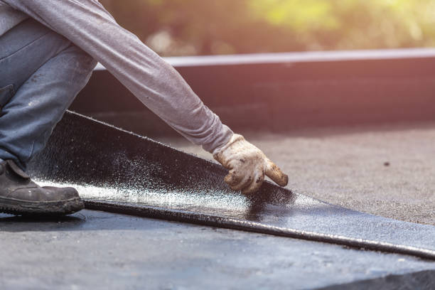 Professional Interior Drainage System technician working in Krakow, WI